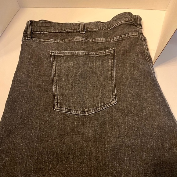 The Drop Size 42 (US 34W) Stone Washed Wide Leg Jeans - Picture 7 of 10